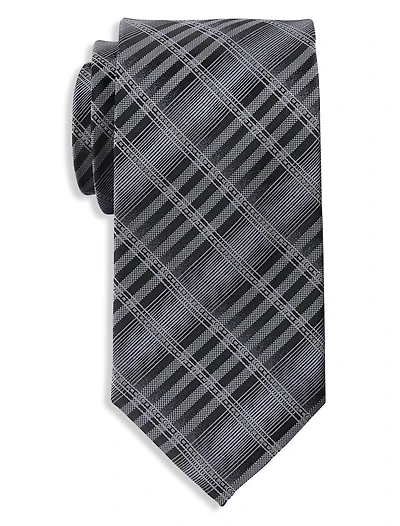Plaid Ombré Tie