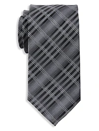 Plaid Ombré Tie