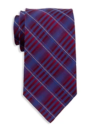 Plaid Ombré Tie