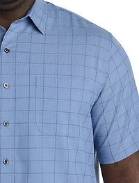 Medium Plaid Microfiber Sport Shirt