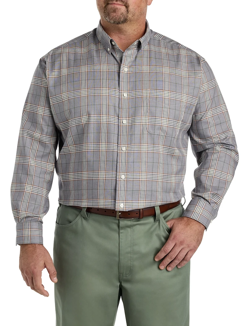 Large Plaid Sport Shirt