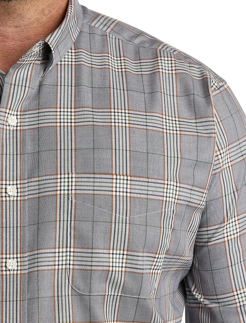 Large Plaid Sport Shirt