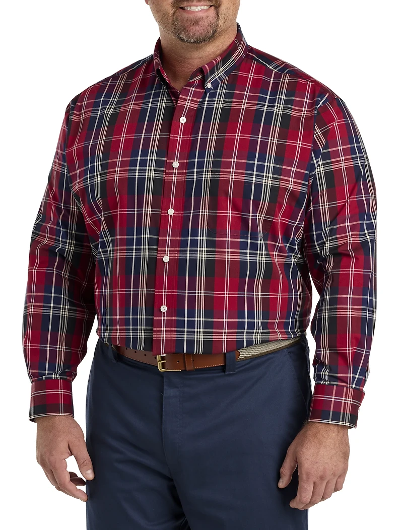 Large Plaid Sport Shirt