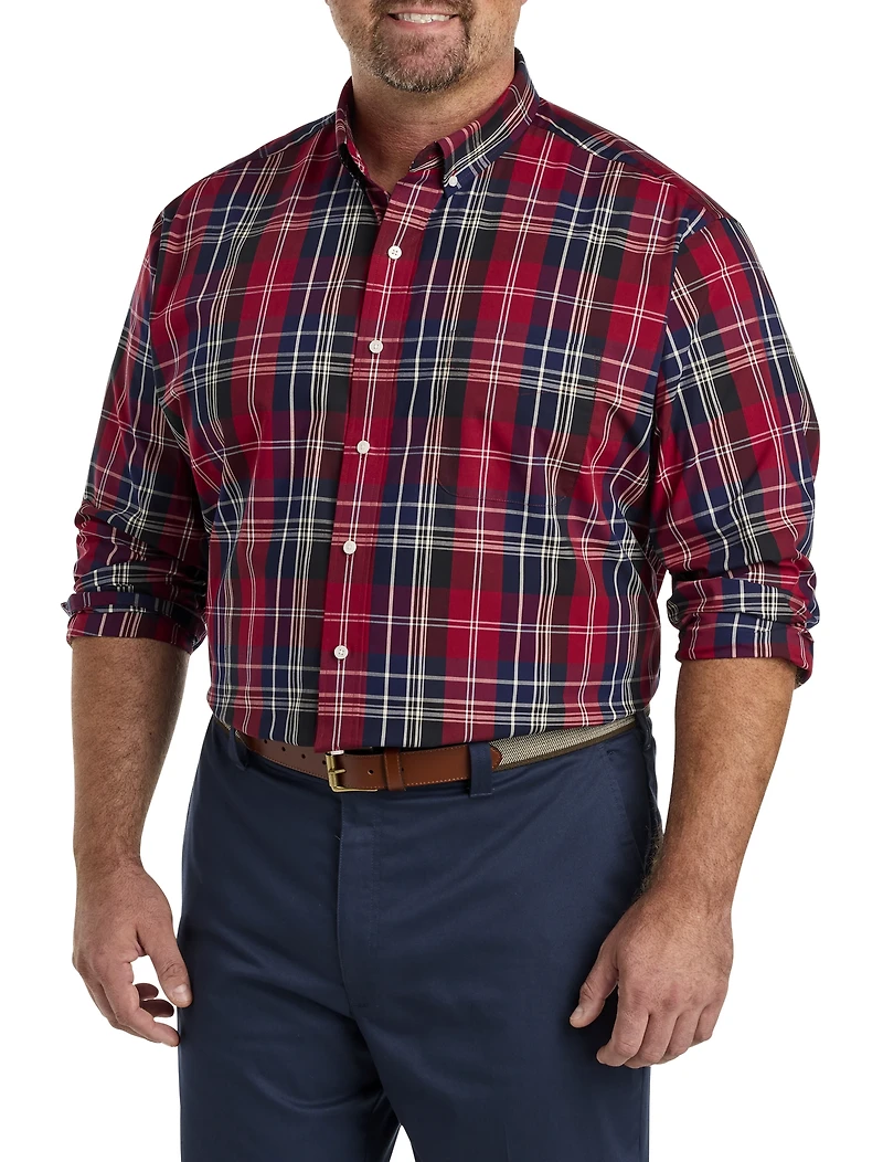 Large Plaid Sport Shirt