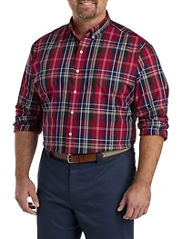 Large Plaid Sport Shirt
