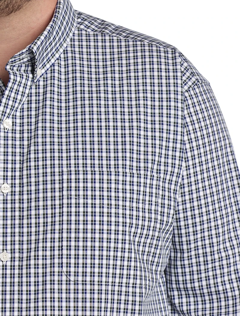 Check Patterned Sport Shirt