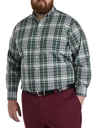 Large Plaid Sport Shirt