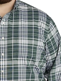 Large Plaid Sport Shirt