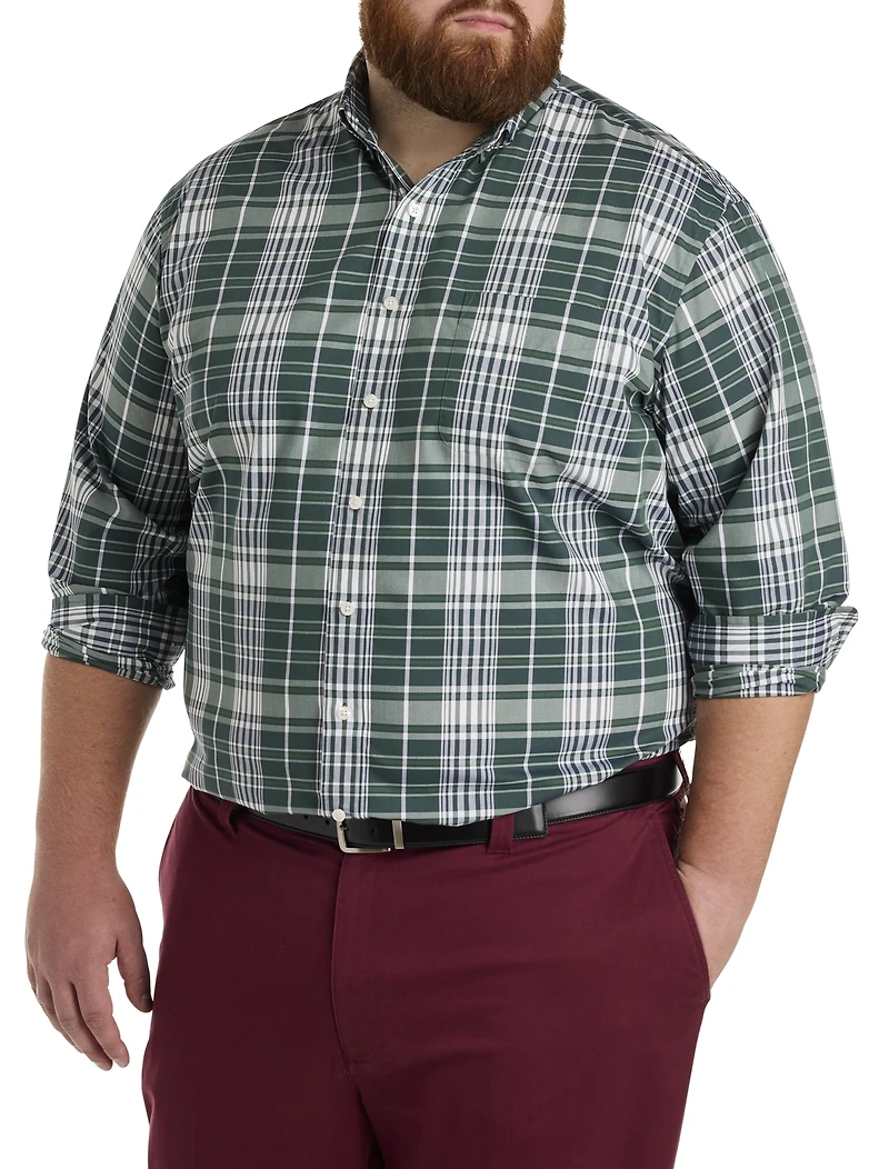 Large Plaid Sport Shirt