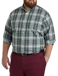 Large Plaid Sport Shirt