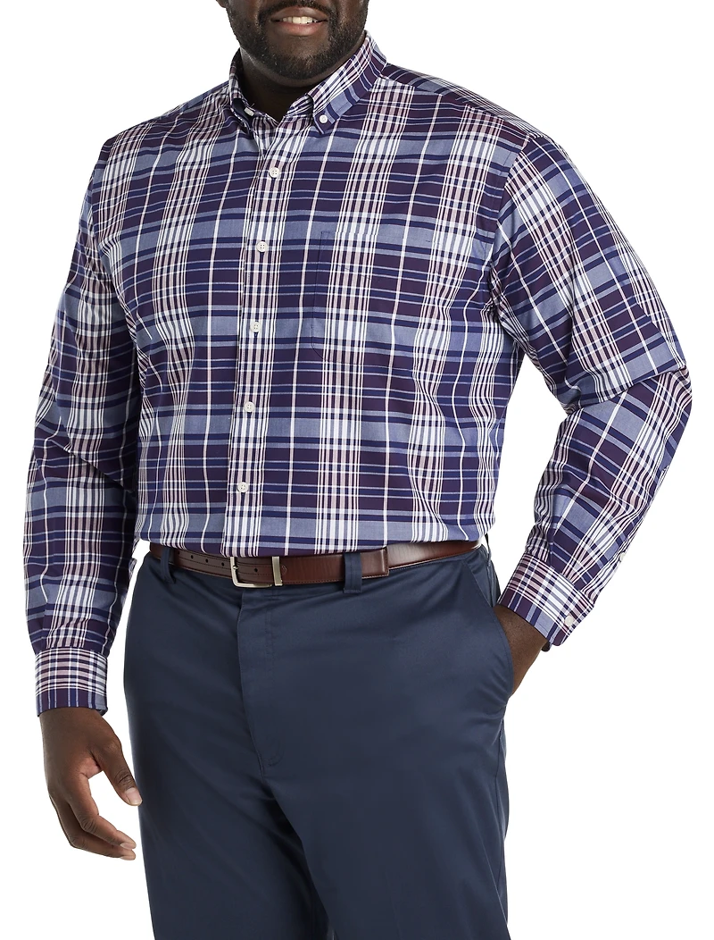 Large Plaid Sport Shirt