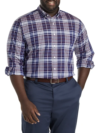 Large Plaid Sport Shirt