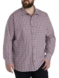 Dobby Plaid Sport Shirt