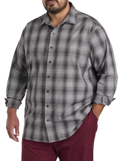 Large Plaid Sport Shirt
