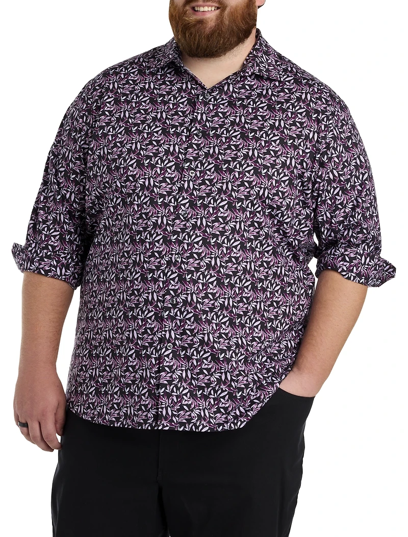 Floral Print Sport Shirt