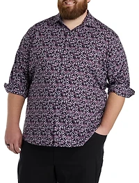 Floral Print Sport Shirt