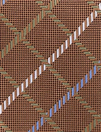 Grid Patterned Tie
