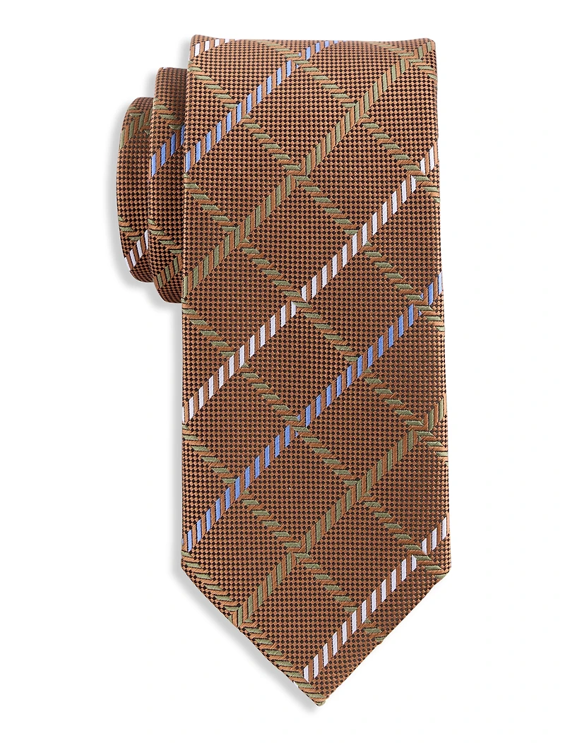 Grid Patterned Tie