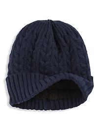 Cable Cuff Beanie