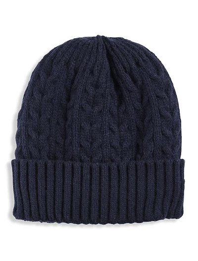 Cable Cuff Beanie