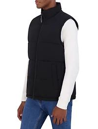 Zip-Front Puffer Vest