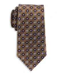 Geometric Pattern Silk Tie