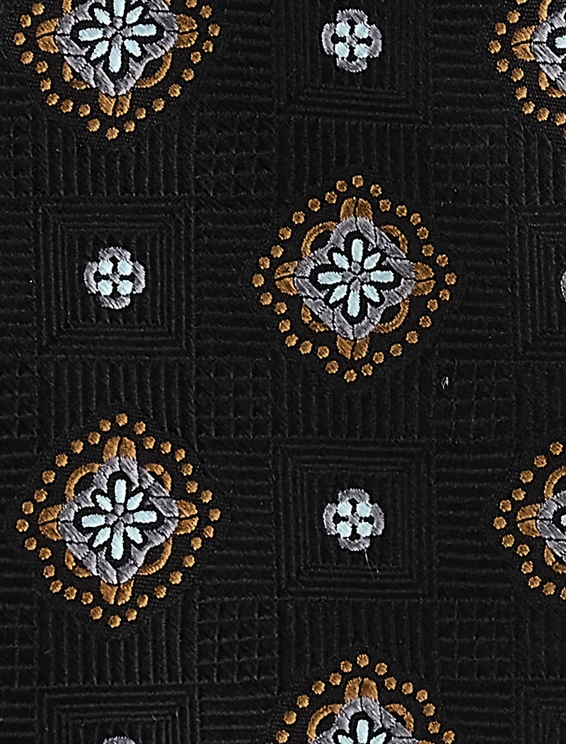 Winter Medallion Silk Tie