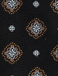 Winter Medallion Silk Tie