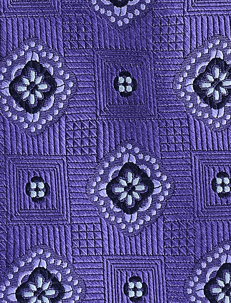 Winter Medallion Silk Tie