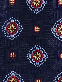 Winter Medallion Silk Tie 