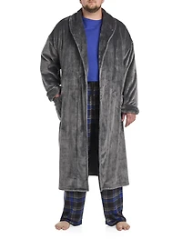 Embossed Fleece Robe 