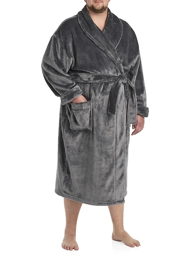 Embossed Fleece Robe 