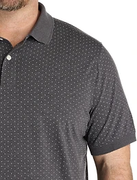 Pin Dot Printed Polo Shirt