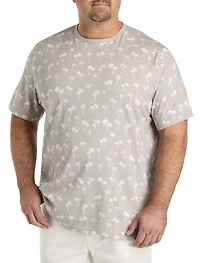 Moisture-Wicking Palm Print T-Shirt