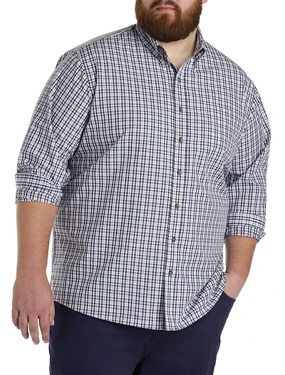Easy-Care Plaid Sport Shirt