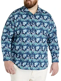 Floral Print Sport Shirt