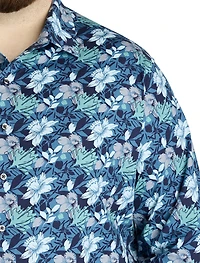 Floral Print Sport Shirt