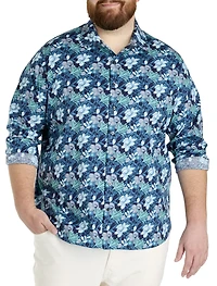 Floral Print Sport Shirt