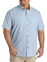 Easy-Care Multi Plaid Sport Shirt