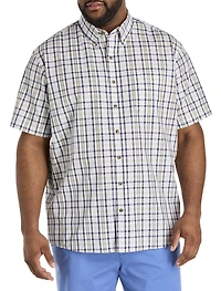 Easy-Care Multi Plaid Sport Shirt