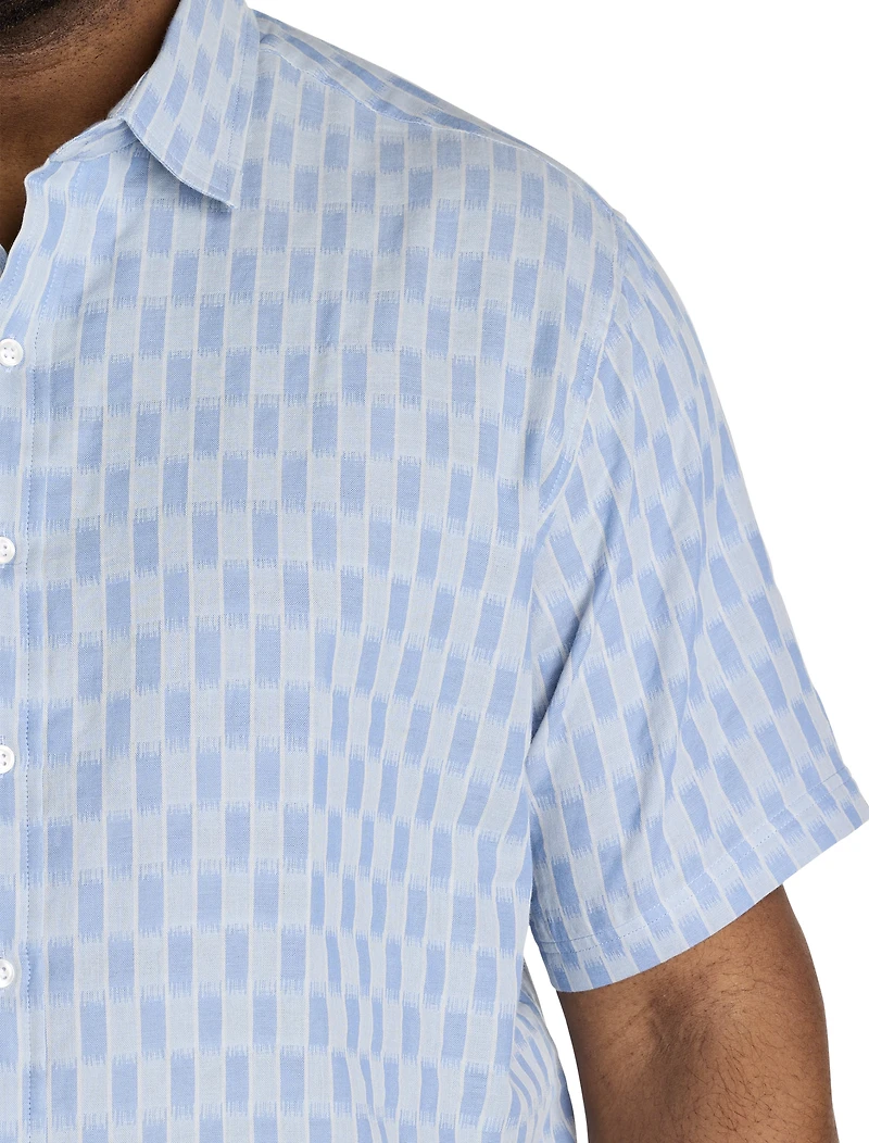 Abstract Checkered Sport Shirt
