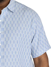 Abstract Checkered Sport Shirt