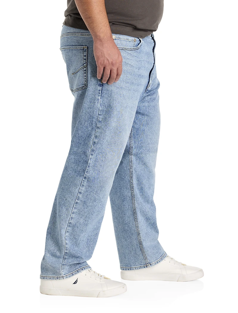 Relaxed-Fit Light Wash Jeans
