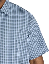 Plaid Microfiber Sport Shirt
