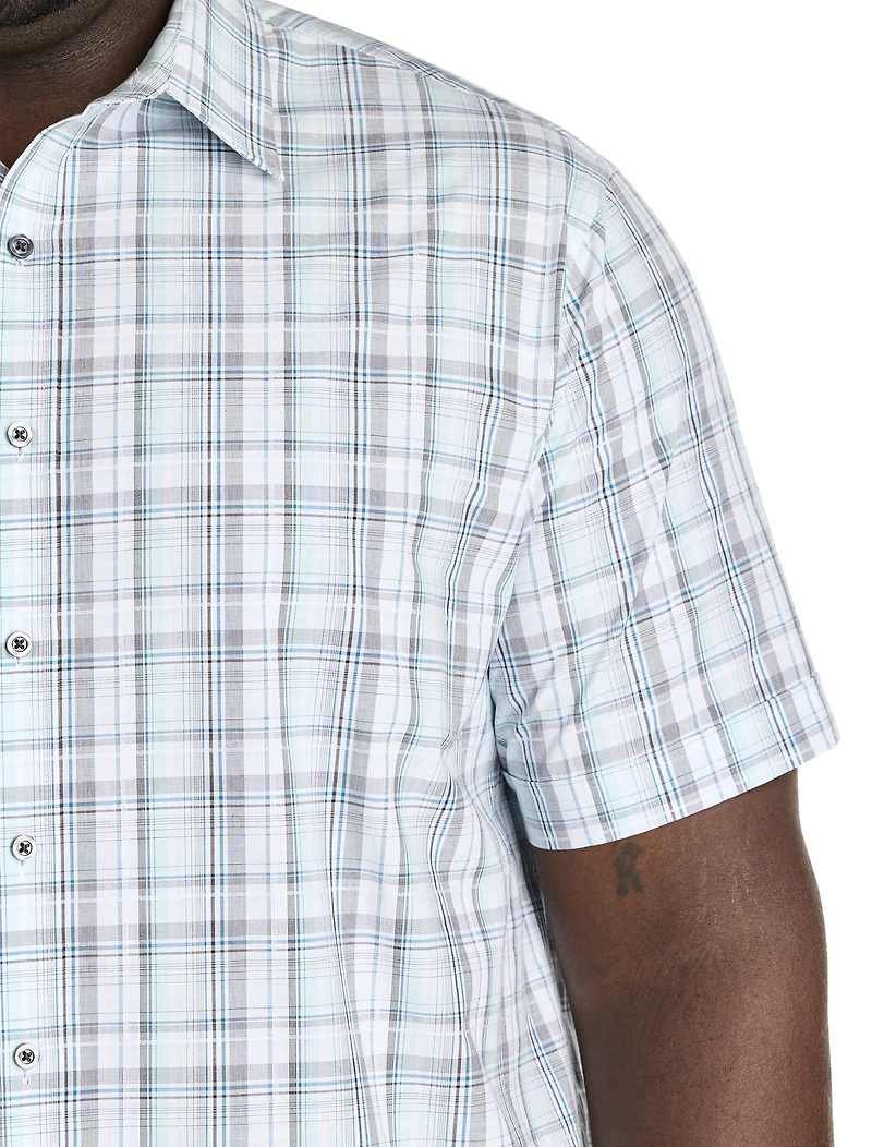 Large Plaid Sport Shirt