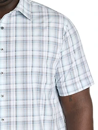 Large Plaid Sport Shirt