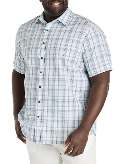 Large Plaid Sport Shirt
