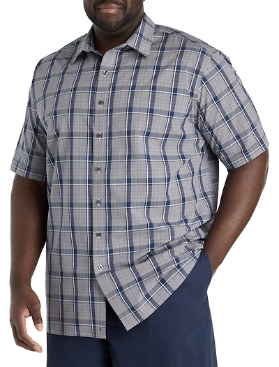 Large Plaid Sport Shirt