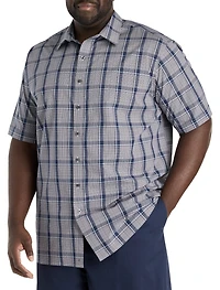 Large Plaid Sport Shirt