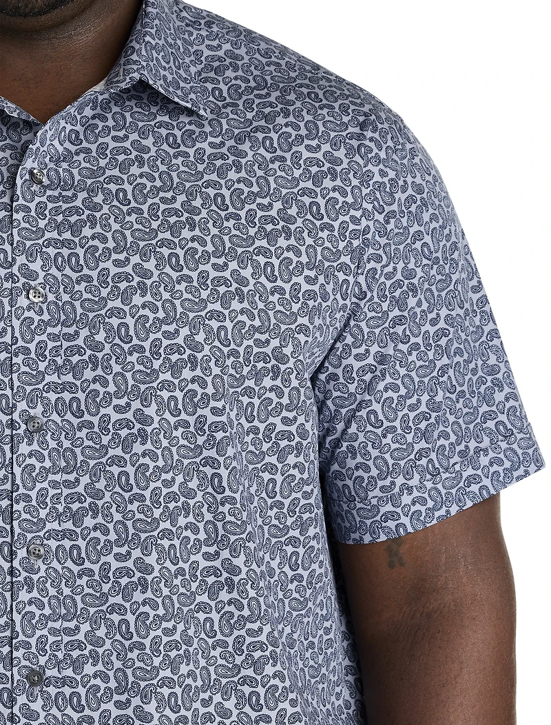 Paisley Print Sport Shirt